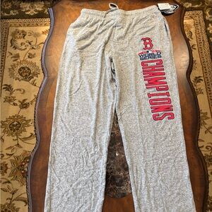 Boston Red Sox’s 2018 World Series Champions Lightweight Sweatpants Sz LG